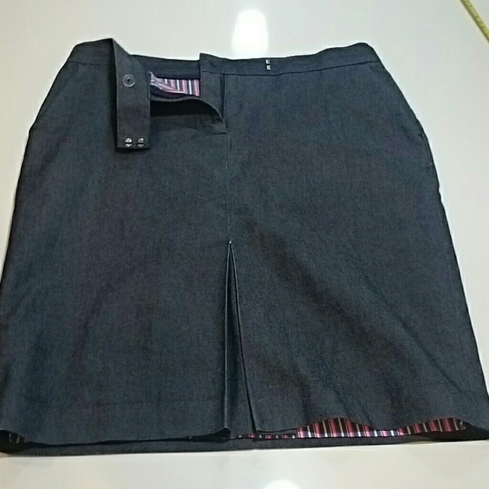 Liz Claiborne denim suit skirt